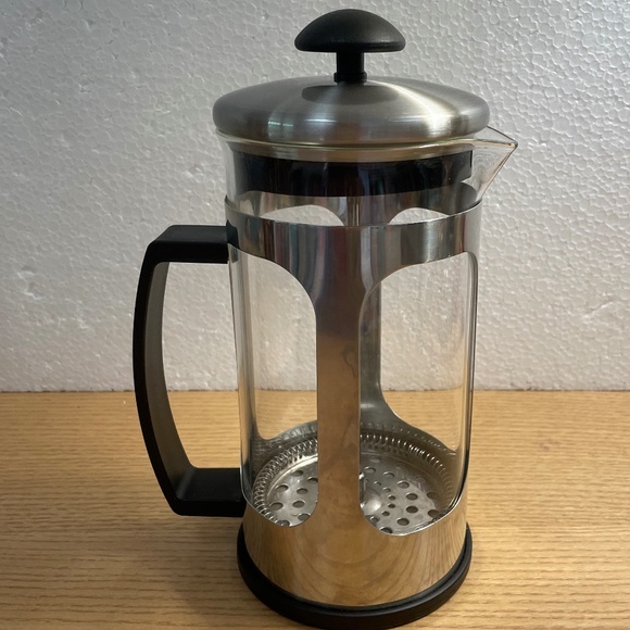 Mr Coffee French Press 1.2 Qt Stainless Steel & Glass Scoop and Instructions - Picture 4 of 10